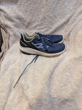 Salomon Men's Navy and Light Gray Trail Running Shoes